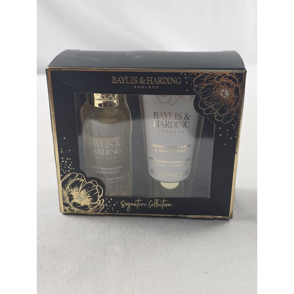 Baylis & Harding Sweet Mandarin & Grapefruit Gift Set Body Wash & Lotion 1fl oz